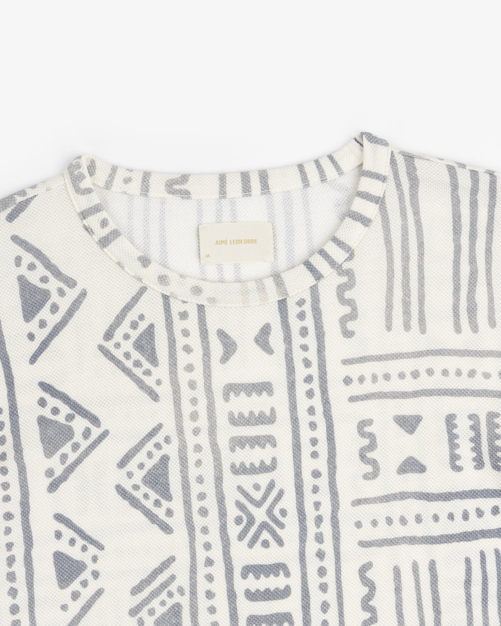 Long-Sleeve Mesh Tapestry Tee