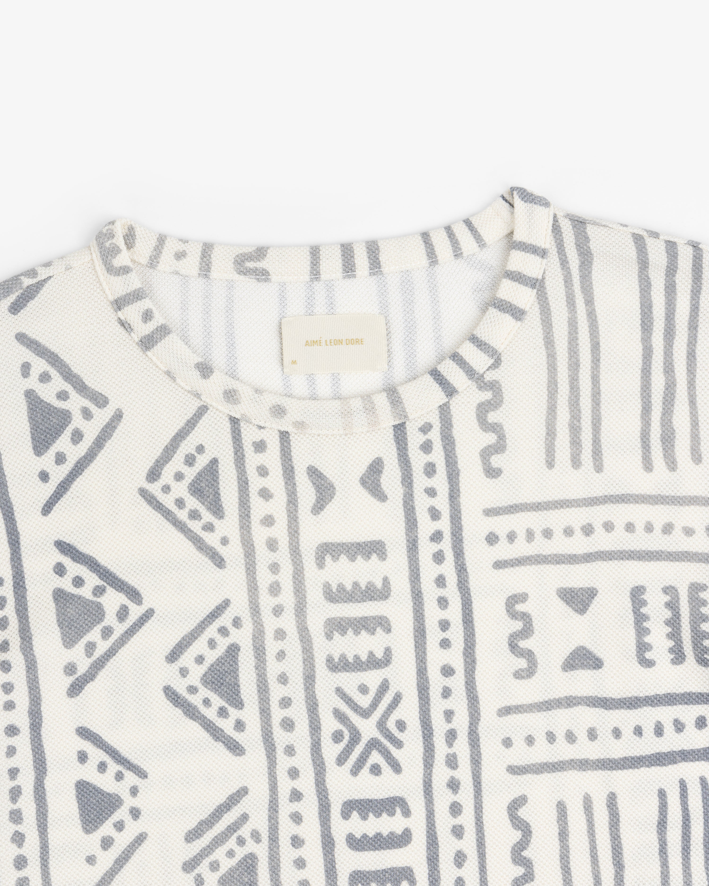 Long-Sleeve Mesh Tapestry Tee